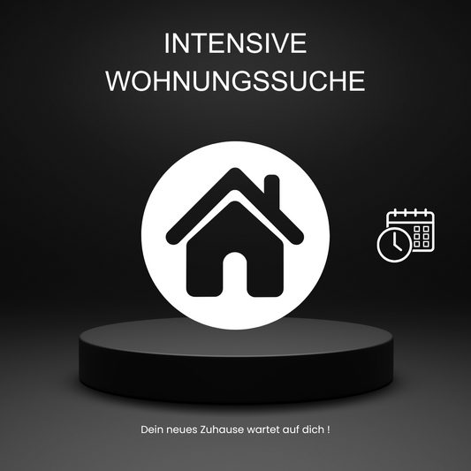 Intensive Wohnungssuche